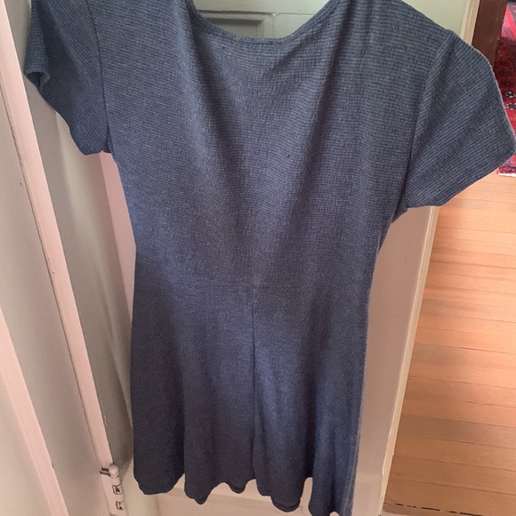 dark blue tie dress - Picture 4 of 4